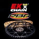 Kit chaîne EK/PBR 520MRD7 14/50 - couronne ultra-light EK Chain (réf. 3066037)