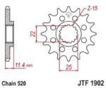 Kit chaîne EK/PBR 520SRX2 15/45 - couronne standard – Image 4