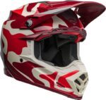 Casque Bell Moto-9S Flex - Ferrandis Méchant Gloss Red/Silver – Image 2