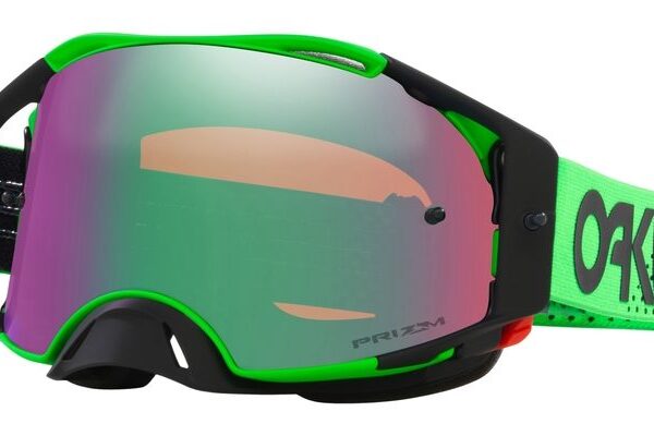 Masque OAKLEY Airbrake MX - Moto Green B1B écran Prizm MX Jade