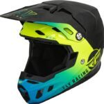 Casque FLY RACING Formula CC Centrum - noir/bleu/jaune fluo