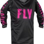 Maillot enfant FLY RACING F-16 - Noir/Rose
