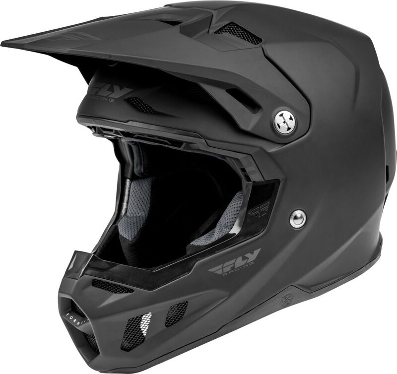 800Wx800H-8008492001-1.jpg Casque enfant FLY RACING Formula CC Solid - noir mat – Image 1