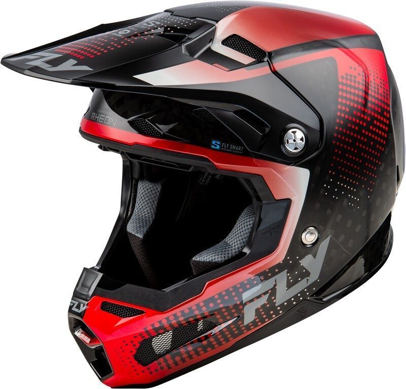800Wx800H-8009373005-1.jpg Casque FLY RACING Formula S Carbon Protocol - noir carbone/rouge – Image 1