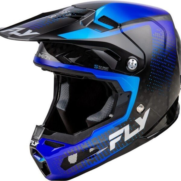 Casque FLY RACING Formula S Carbon Protocol Bleu