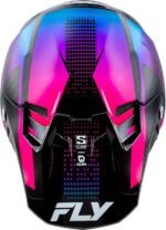 Casque FLY RACING Formula S Carbon Protocol - noir carbone/bleu/rose – Image 3