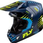 Casque FLY RACING Formula CP Slice - Navy/Hi-Vis/blanc