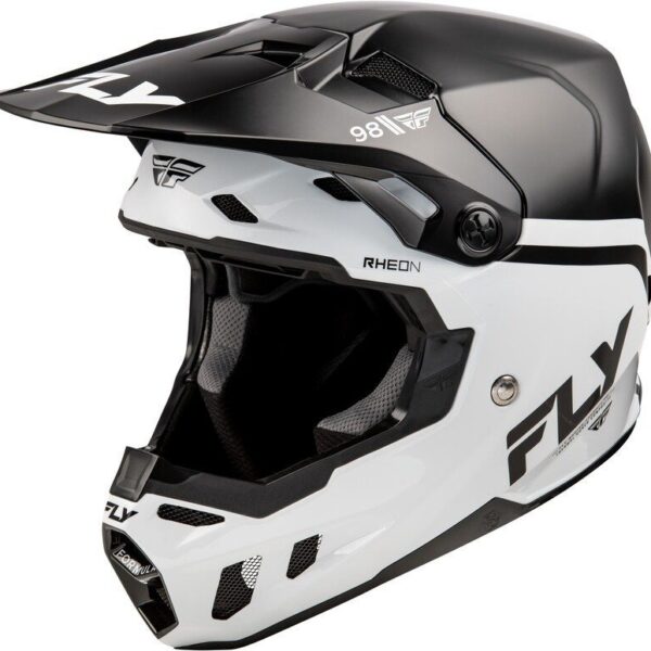Casque FLY RACING Formula CC Objective - noir/blanc