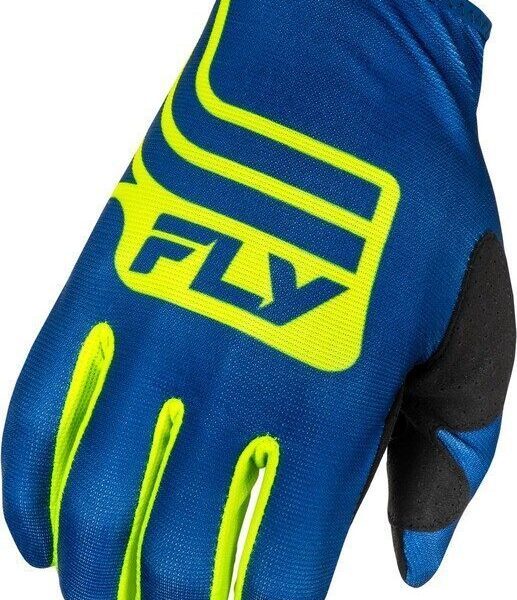 gants fly racing,gants fly racing lite l.e. lancer navy bleu & jaune