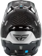 Casque FLY RACING Formula S Carbon Byte - Black Carbon/gris/argent – Image 2