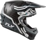 Casque FLY RACING Formula S Carbon Byte - Black Carbon/gris/argent – Image 4