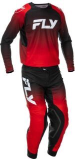 Pantalon FLY RACING Evolution DST - rouge/noir/blanc – Image 5