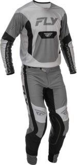 Maillot FLY RACING Lite - gris/noir – Image 3