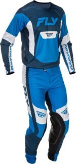 Maillot FLY RACING Lite - bleu/blanc – Image 3