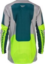 Maillot FLY RACING Lite - gris/Lime/Teal – Image 2