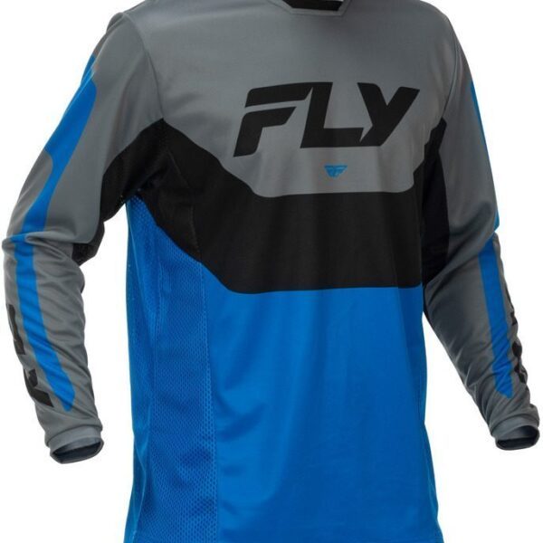 Maillot FLY RACING Kinetic - bleu/gris/noir