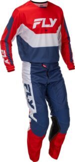 Pantalon FLY RACING Kinetic - rouge/blanc/bleu – Image 5