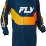 Maillot enfant FLY RACING Kinetic - Navy/orange