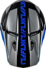 Casque FLY RACING Kinetic Crest - gris/noir/bleu – Image 3