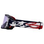 masque oakley airbrake mx tld red white blue wings Écran prizm mx low light