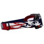 masque oakley airbrake mx tld red white blue wings Écran prizm mx low light