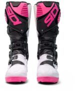 bottes sidi crossfire 3 srs noir / blanc / rose