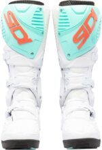 bottes sidi crossfire 3 srs blanc/mint/coral