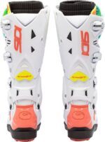 bottes sidi crossfire 3 srs blanc/mint/coral