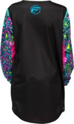 maillot enfant fly racing kinetic mutant noir/multi yl