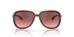 lunettes de soleil oakley split time brown tortoise verres prizm rose gold polarized