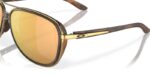 lunettes de soleil oakley split time brown tortoise verres prizm brown gradient