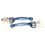 ensemble de leviers retournables forgés rfx race (bleu)