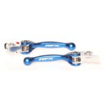 ensemble de leviers retournables forgés rfx race (bleu)