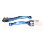 ensemble de leviers retournables forgés rfx race (bleu)