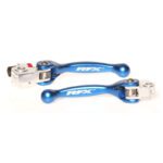 ensemble de leviers retournables forgés rfx race (bleu)
