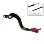 pédale de frein arrière rfx pro ft (noir/rouge) honda cr250