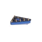 embout de rechange solide cnc de levier de frein arrière rfx pro (bleu)