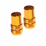 capuchons de valve rfx sport avec clé de valve (doré) 2pcs