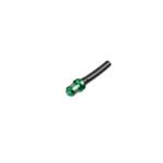 valve de réservoir rfx race tuyau court avec bouchon à 1 voie (vert)