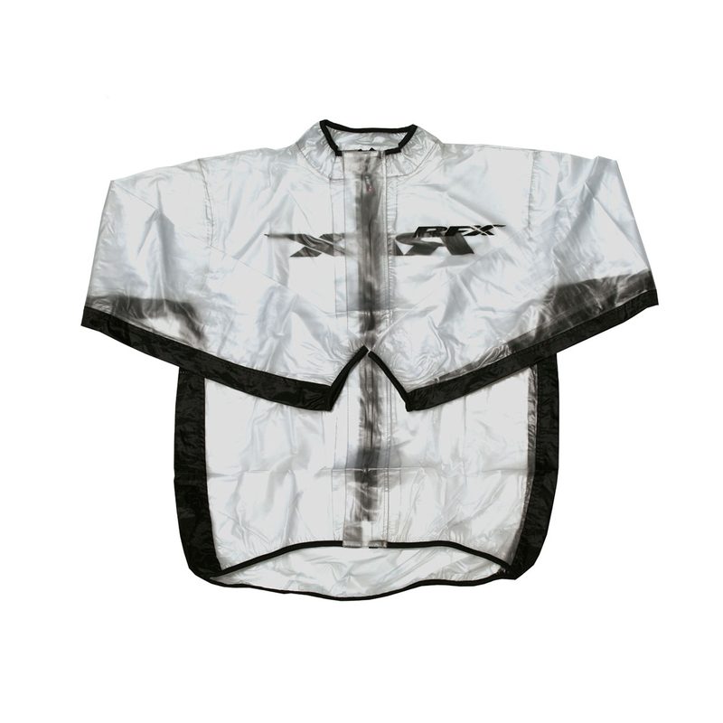 veste de pluie rfx sport (transparent/noir) taille enfant s (6 8) veste de pluie rfx sport (transparent/noir) taille enfant s (6 8)