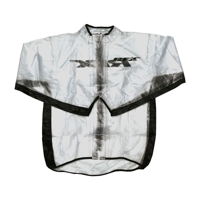 veste de pluie rfx sport (transparente/noir) taille enfant m (8 10 ans) veste de pluie rfx sport (transparente/noir) taille enfant m (8 10 ans)