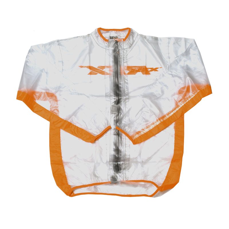 veste de pluie rfx sport (transparent/orange) taille enfant xl (12 14 ans) veste de pluie rfx sport (transparent/orange) taille enfant xl (12 14 ans)