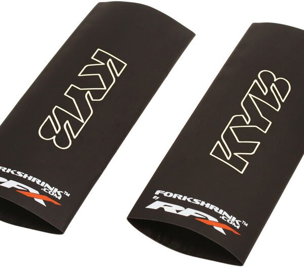 protection de fourche supérieure rfx race series forkshrink logo kyb blanc