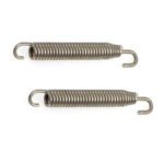 ressorts de traction d'échappement rfx race acier inox 83mm la paire