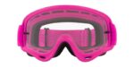 masque oakley o frame mx hot pink écran clair