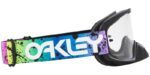 masque oakley o frame 2.0 pro mx black splatter écran clair