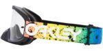 masque oakley o frame 2.0 pro mx black splatter écran clair