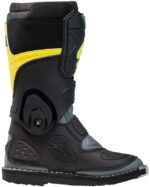 bottes enfants sidi flame noir / citron / gris
