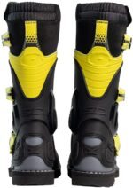 bottes enfants sidi flame noir / citron / gris