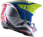casque alpinestars sm5 sail jaune/bleu